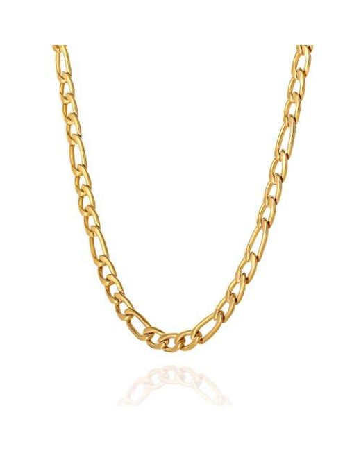 Lucky Brand Metallic Figaro Chain Necklace for men