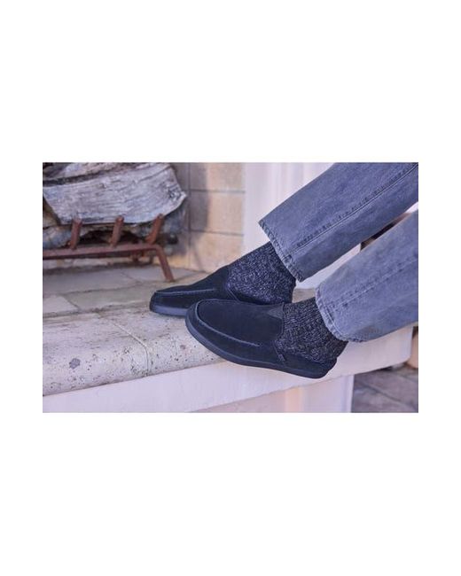 TOMS Black Alonso Fleece Lined Mule for men