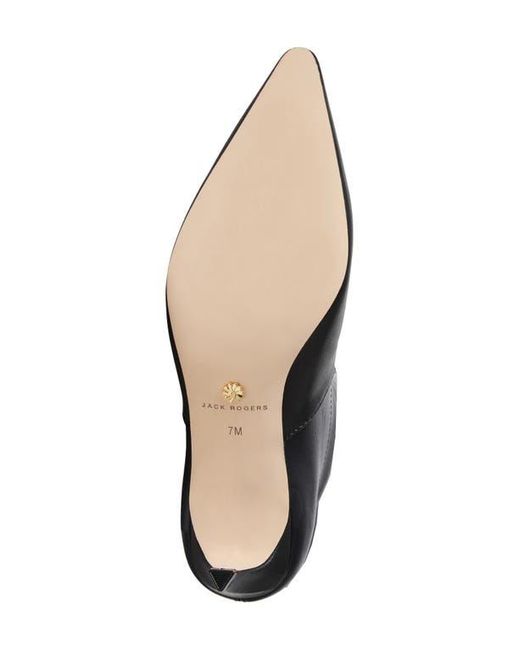Jack Rogers Black Virginia Stretch Pointed Toe Boot