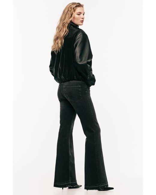 H&M Black Flared High Jeans