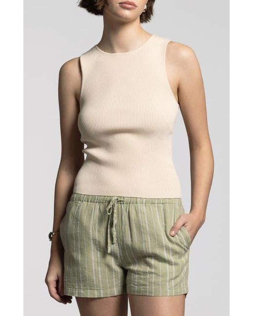 WEEKEND LOS ANGELES Gray Mina Rib Tank