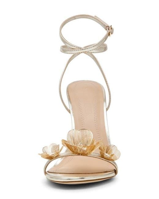 Steve Madden White Sheila Ankle Strap Sandal