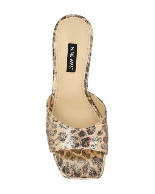 Nine West Metallic Disko High Heel Sandal