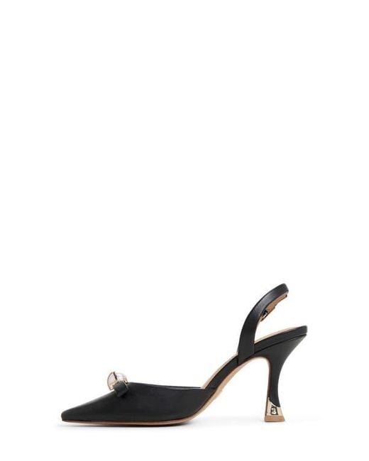 Ted Baker Black Sienna Slingback Pointed Toe Pump