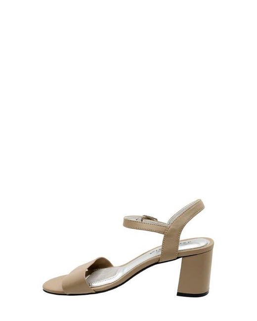 David Tate Metallic Ageless Ankle Strap Sandal