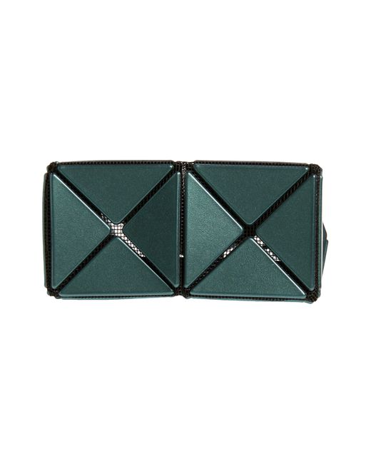 Bao Bao Issey Miyake Green Lucent Metallic Top Handle Bag