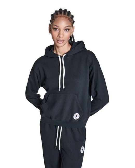 Converse Blue Chuck Taylor Patch Classic Pullover Hoodie