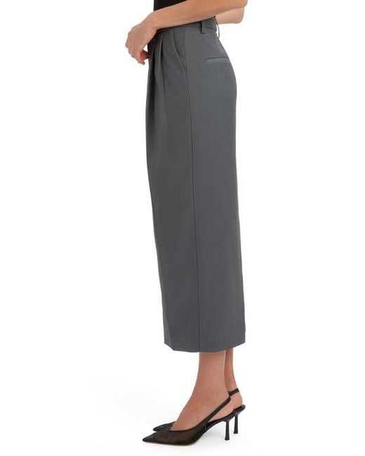 Bardot Gray Amiah Midi Skirt
