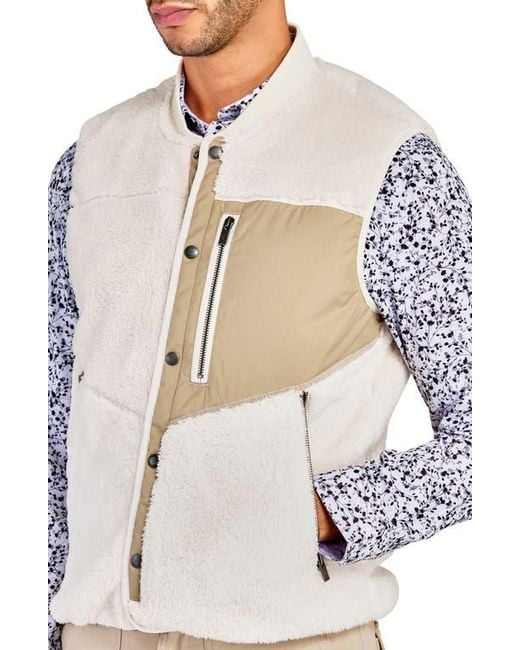 Brooklyn Brigade Natural Solid Fuzzy Vest for men