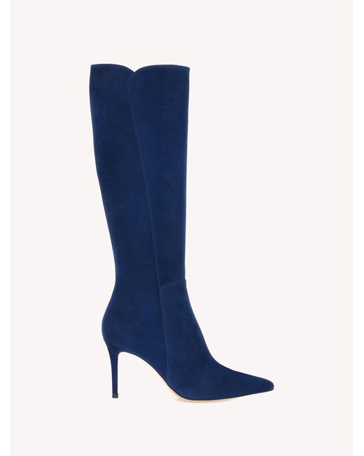 Gianvito Rossi Blue Levy Boot
