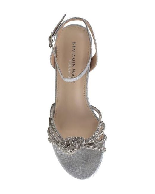 Touch Ups White Libra Ankle Strap Sandal