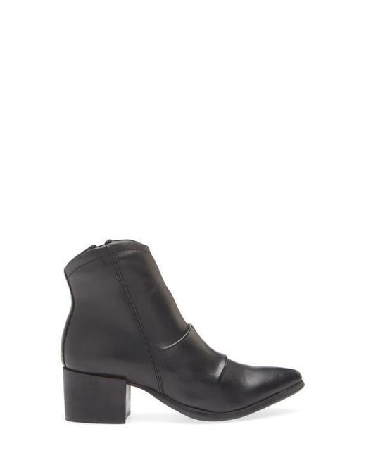 Chocolat Blu Black Lian Block Heel Bootie