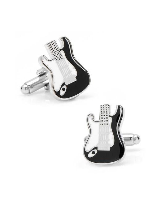 Cufflinks Inc. Metallic Electric Guitar Cuff Links for men