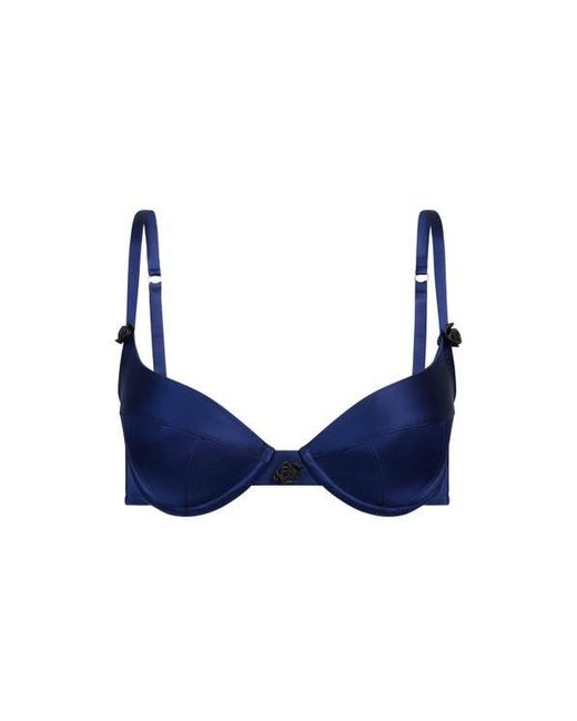 Gasque Scarlett Gasque Plunge Tallulah Bra in Blue | Lyst