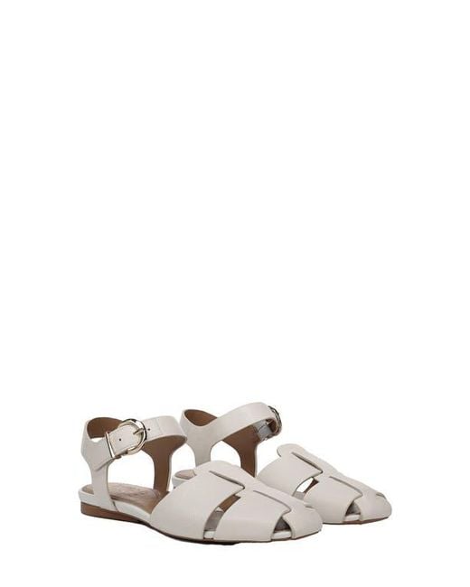 Naturalizer White Cleo Sandal