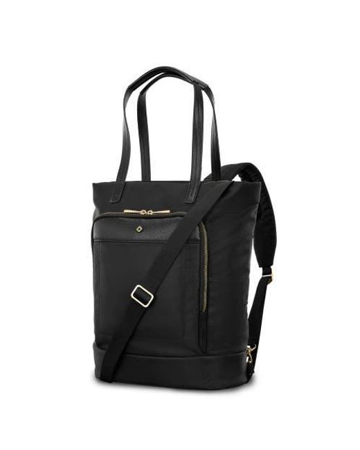 Samsonite Black Mobile Solution 2 3-In-1 Tote, Crossbody, & Laptop Backpack