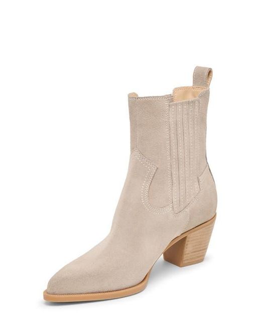 Dolce Vita Natural Slim Pointed Toe Bootie