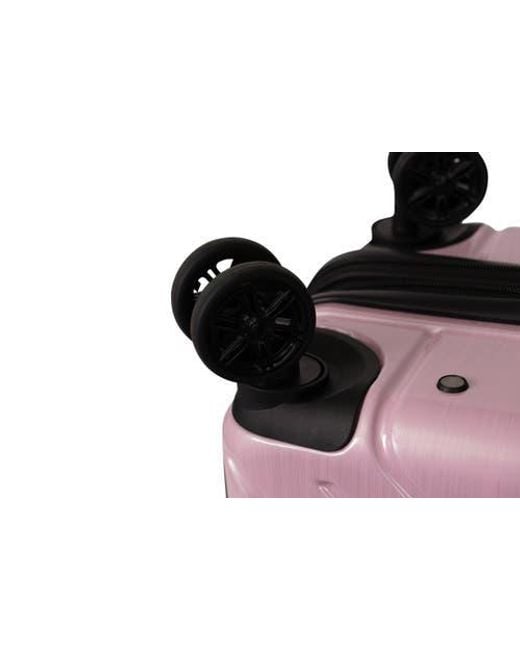 NONSTOP Pink New York Elite 3-Piece Expandable Spinner Luggage Set And 3-Piece Packing Cube Set
