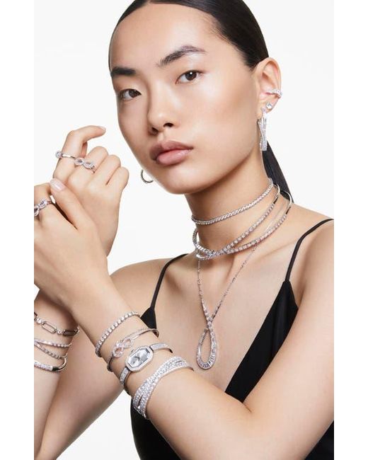 Swarovski Metallic Sublima Hinge Bangle