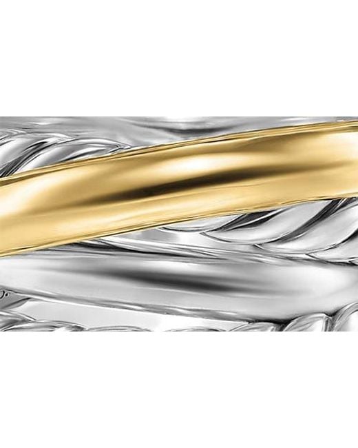 David Yurman White Crossover Five-Row Ring