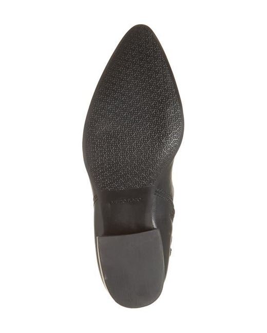 Chocolat Blu Black Lian Block Heel Bootie