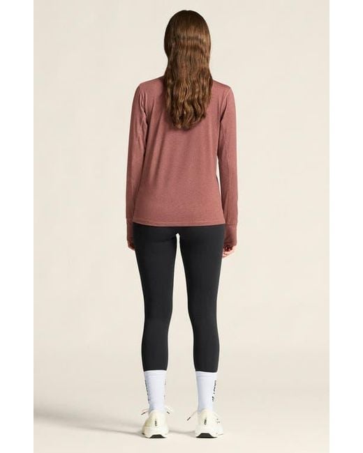 C.r.a.f.t Red Flow Quarter Zip Pullover