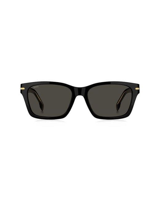 Boss Black 56Mm Rectangular Sunglasses for men