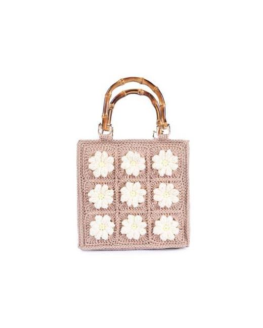 Jelavu Metallic Blossom Crossbody Bag