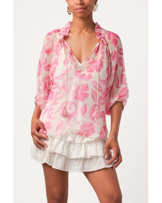 Calypso St. Barth Pink Harper Top