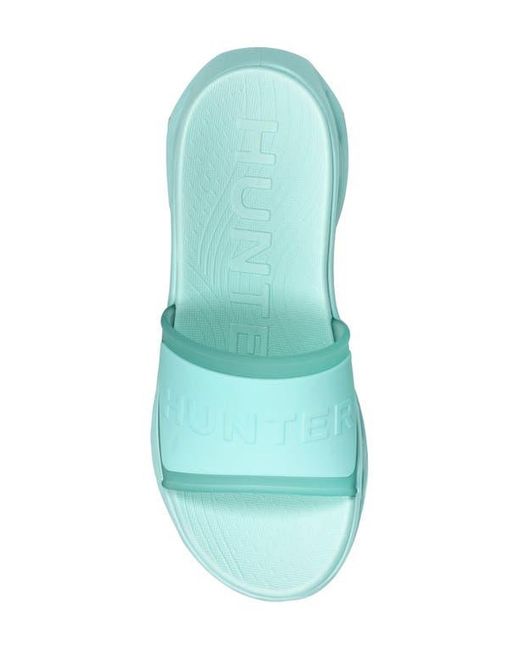 Hunter Green Geneva Slide Sandal