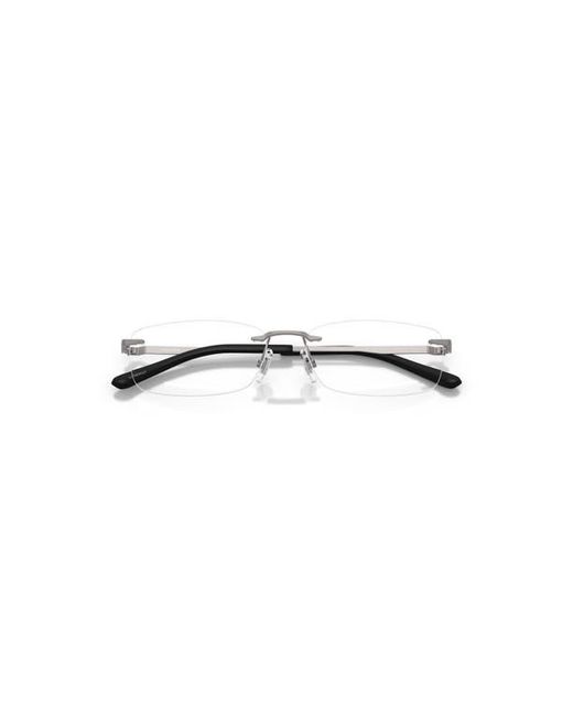 Arnette Gray 58Mm Rectangle Optical Glasses for men