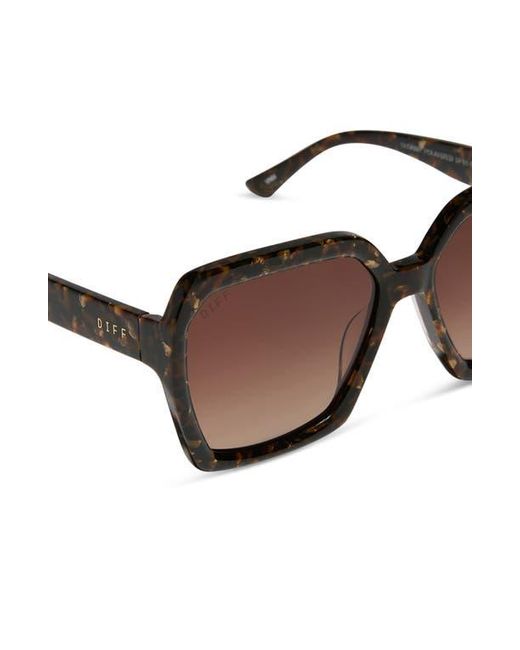 DIFF Brown Sloane 54Mm Square Sunglasses