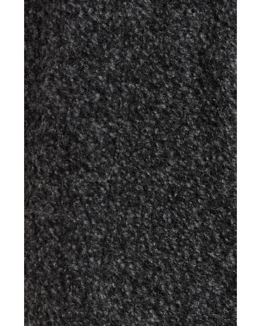 Eileen Fisher Black Alpaca & Wool Blend Short Coat