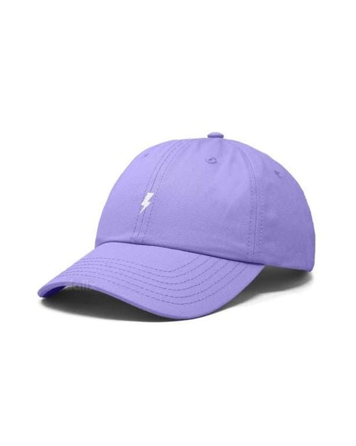Alix Purple Lil Bolt Dad Cap for men
