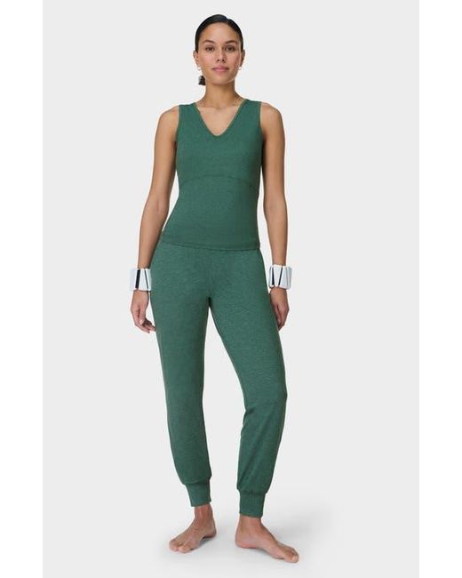 Sweaty Betty Green Gaia Long Pocket Joggers