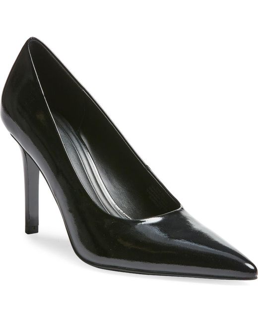 Open Edit Black Demetra Pointed Toe Pump
