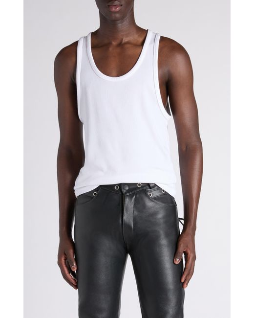 Tom Ford White Soft Rib Tank for men