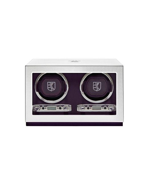 Wolf Blue Double Watch Winder for men