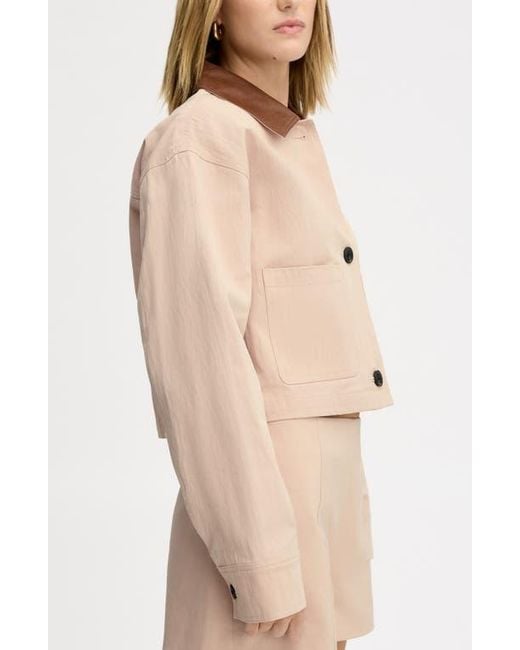Sam Edelman Natural Crop Jacket