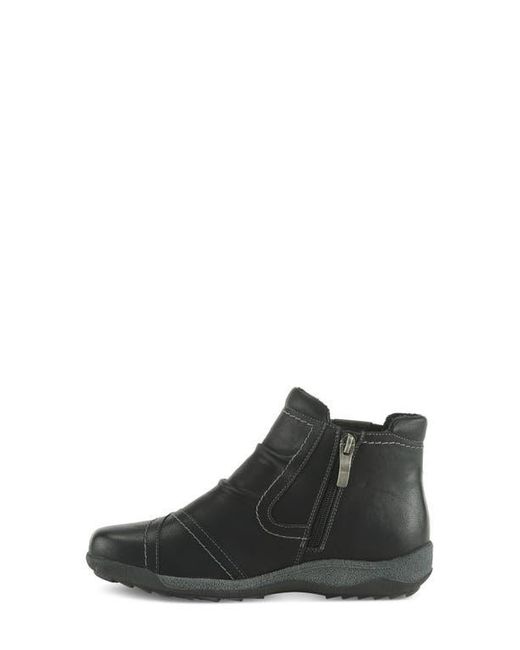 Spring Step Black Atella Water Resistant Bootie