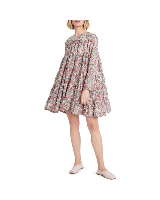 【Merlette】SOLIMAN DRESS Merlette Soliman Tiered Dress in Black