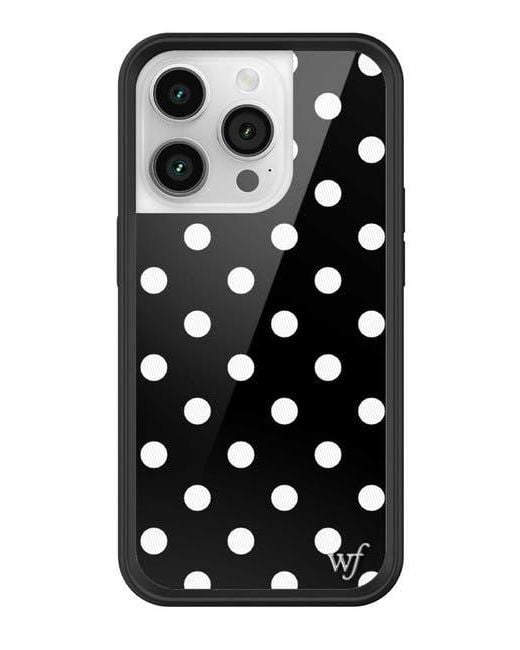 Wildflower Cases Black Polka Dot