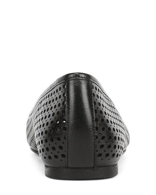 Vionic Black Orinda Perforated Ballet Flat