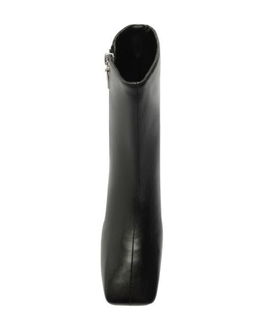 SCHUTZ SHOES Black Leia Square Toe Boot