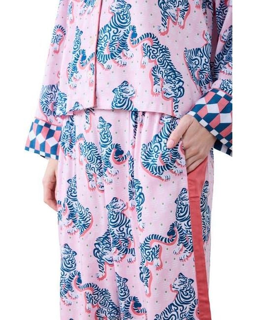 Printfresh White Rittenhouse Satin Pajamas
