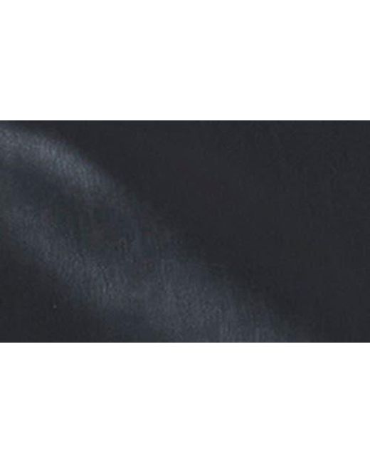 French Connection Black Dessa Faux Leather Miniskirt
