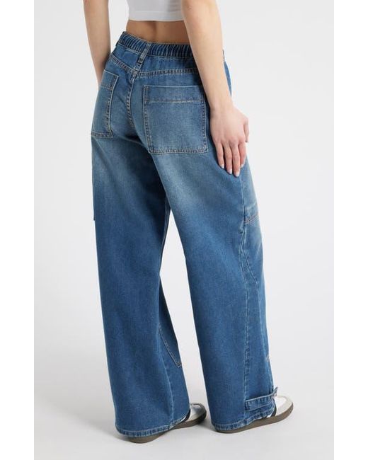 PTCL Blue Sophia High Waist Wide Leg Jeans