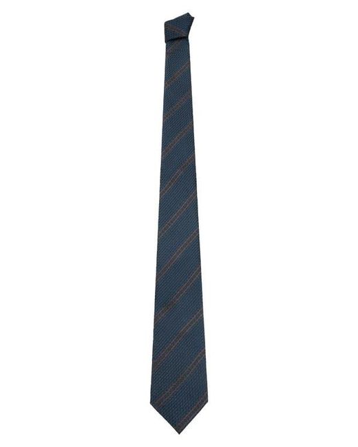 Mango Blue Silk Microstructure Tie for men
