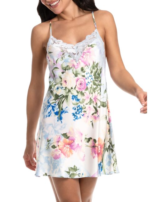 In Bloom White Amour Lace Trim Chemise