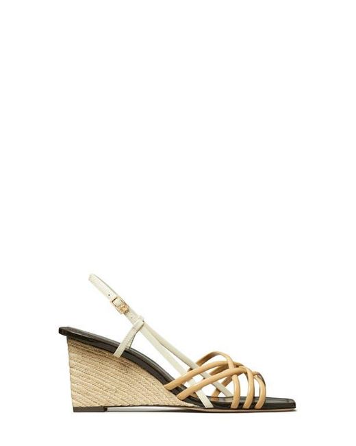 Tory Burch Metallic Wedge Espadrille Sandal